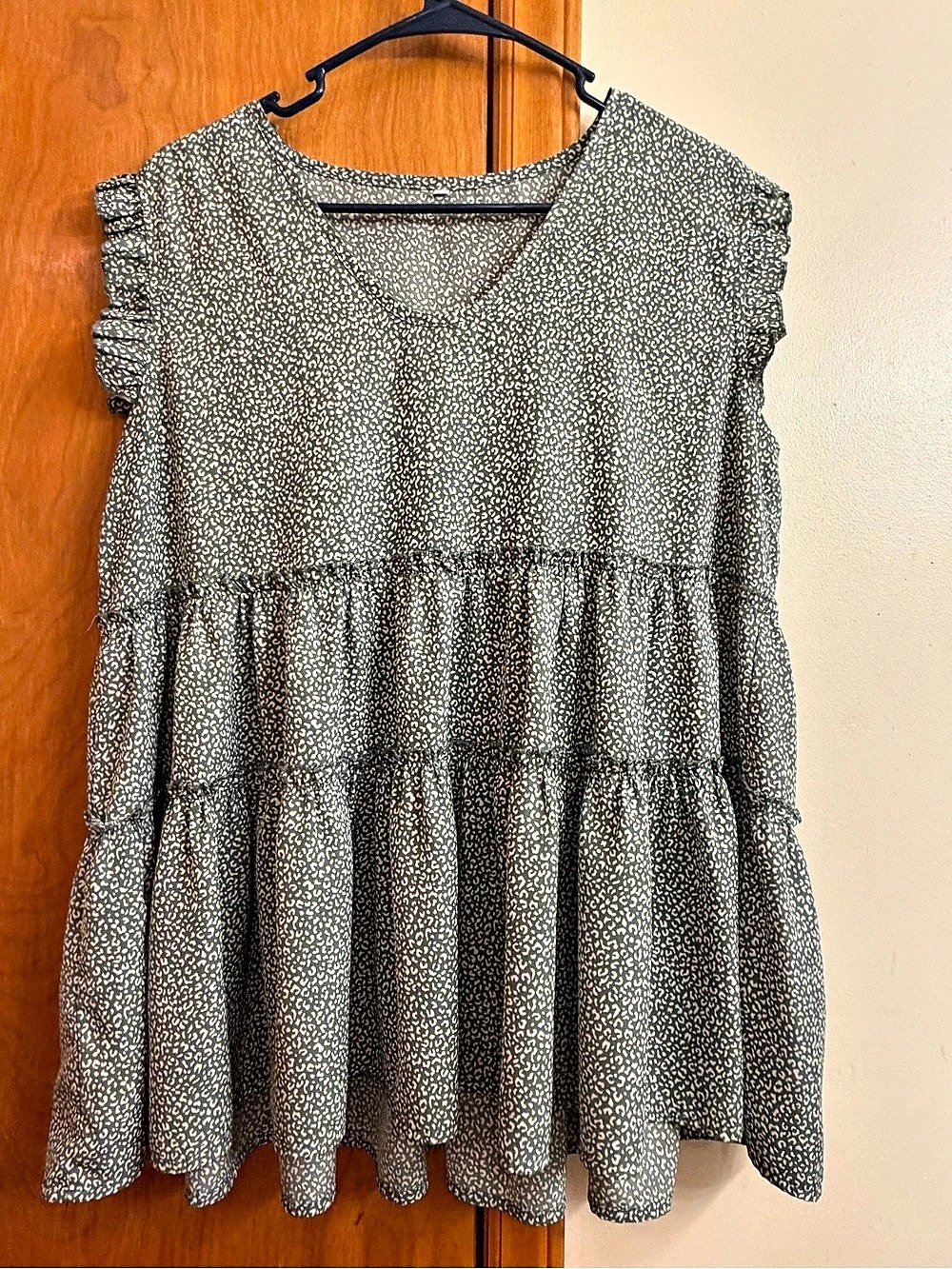 Women’s Animal Print Tiered Dress